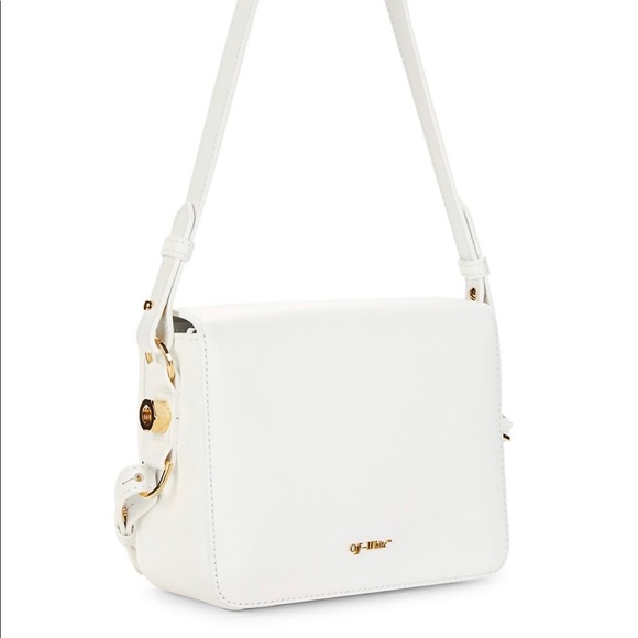 Off-White
Metallic-Striped Leather Two-Way Flap Bag - Picture 5 of 5